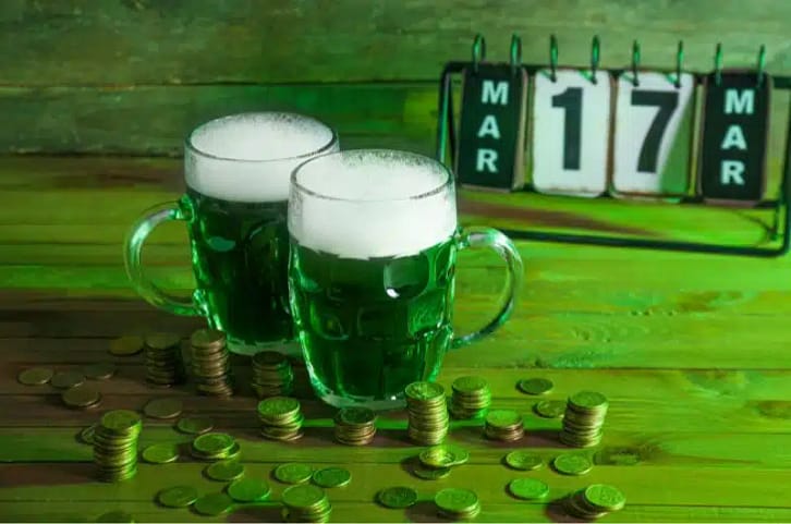 Green Beer St. Patrick`s Day